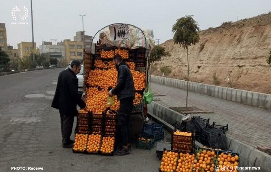 جمع آوری ۱۴۰وانت بار میوه فروش و انتقال به پارکینگ در جنوب غرب تبریز