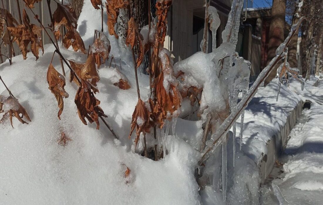 یخبندان و برف در راه آذربایجان شرقی