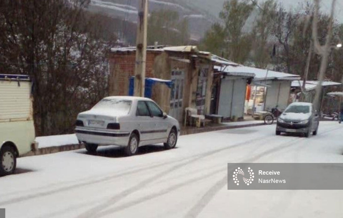 بارش برف و ثبت دمای صفر درجه در آذربایجان‌شرقی