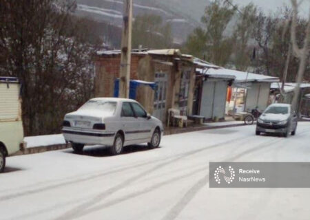 بارش برف و ثبت دمای صفر درجه در آذربایجان‌شرقی