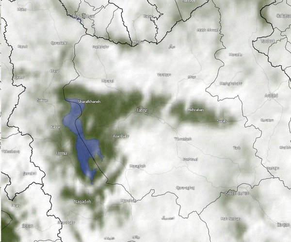 دلایل فرار ابرها از آسمان دریاچه ارومیه